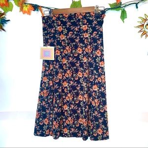 🌲 Lularoe SKIRT strapless dress floral azure